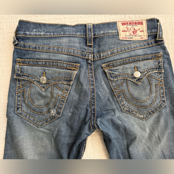 True Religion Denim with Gold Stitching - Picture 6 of 6